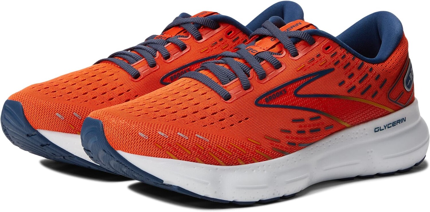 

Кроссовки Glycerin 20 Brooks, цвет Orange/Titan/Flame