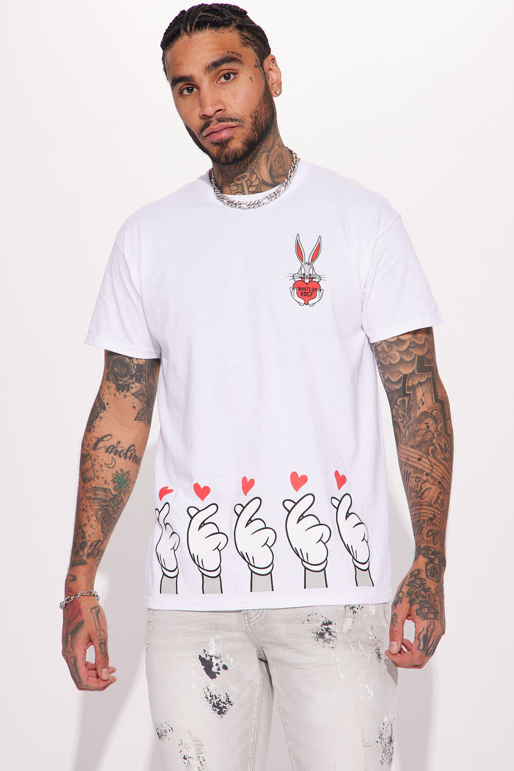 

Футболка Fashion Nova 22025582, белый