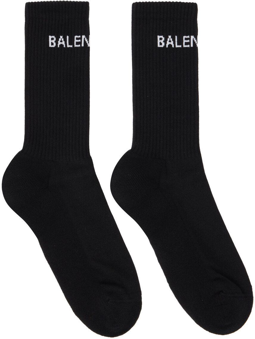 

Черные носки для тенниса Balenciaga