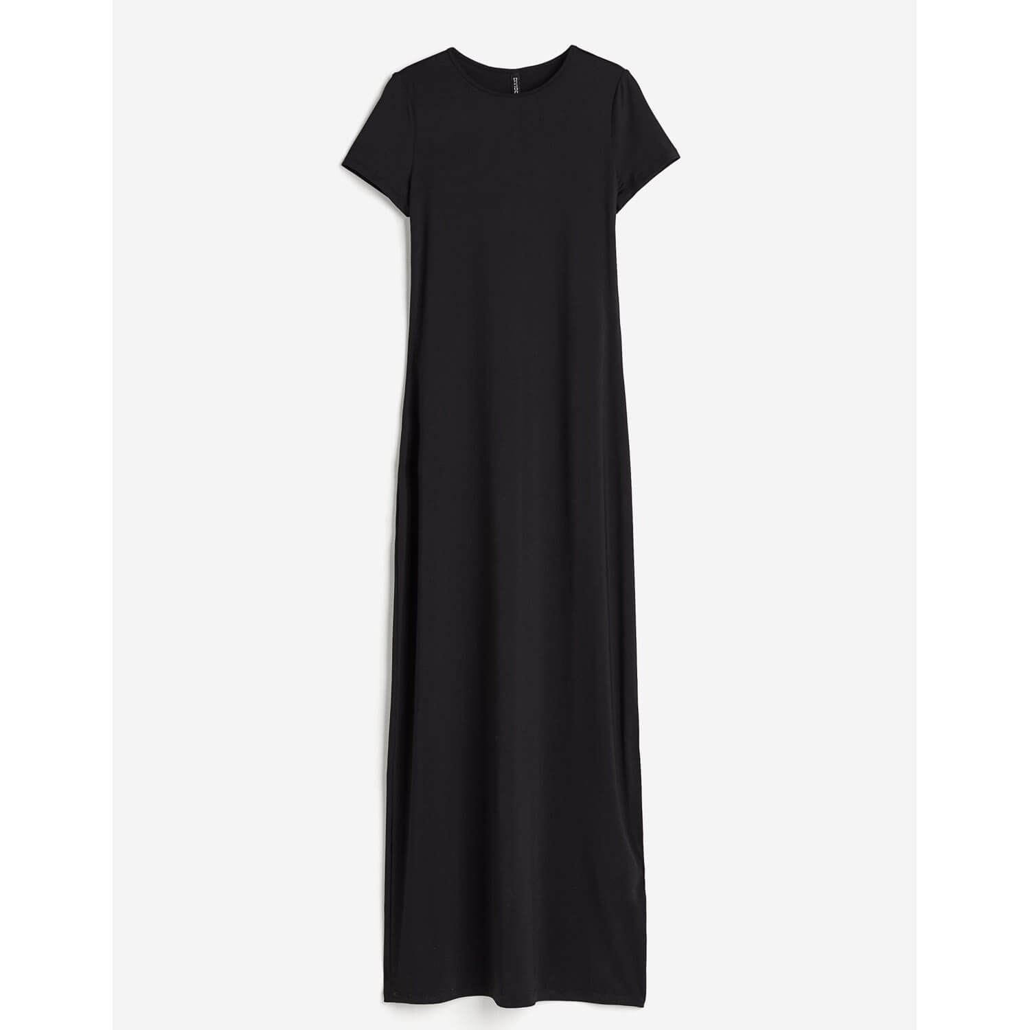 Платье H&M Jersey Bodycon, черный платье длинное круглый вырез короткие рукава с напуском 52 зеленый