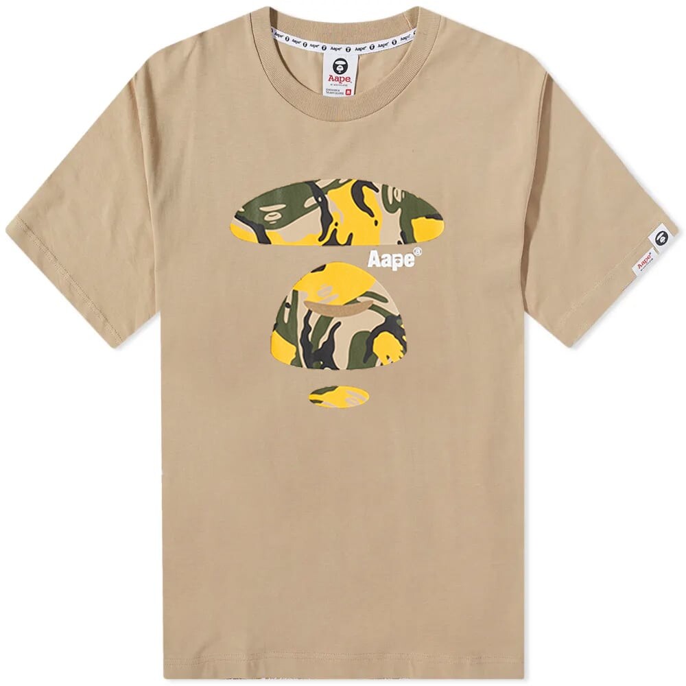 

Футболка AAPE Camo Moon Face Tee