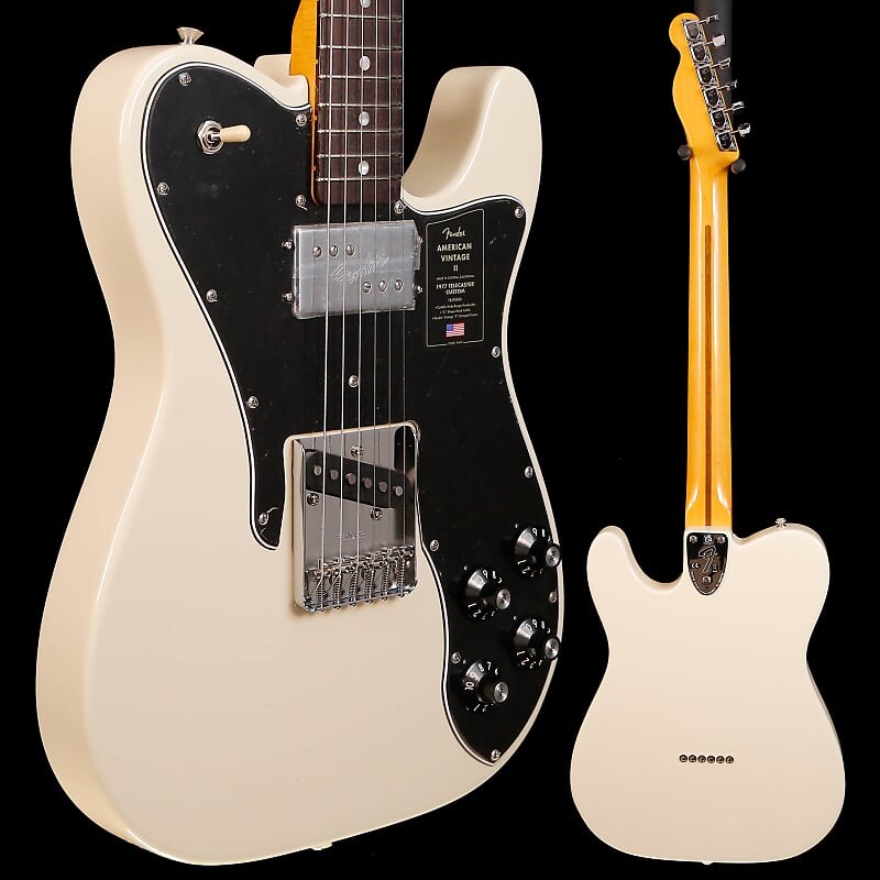 

Fender American Vintage II 1977 Telecaster Custom Electric, олимпийский белый American Vintage II Telecaster Custom Electric Olympic White