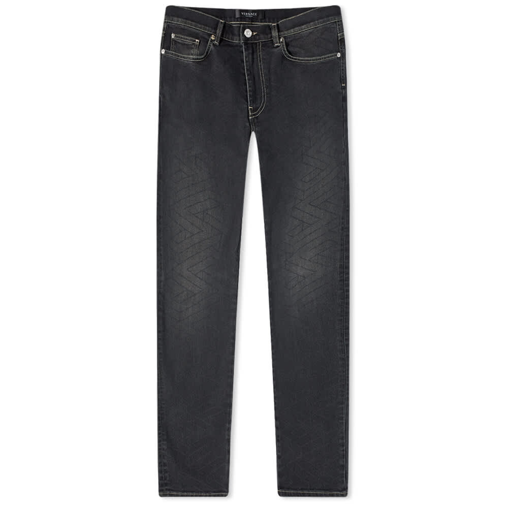 

Джинсы Versace Distresssed Slim Fit Jean