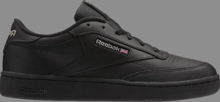 Кроссовки club c j 'black charcoal' Reebok, черный - фото