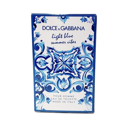 цена Dolce & Gabbana Light Blue Summer Vibes Pour Homme EDT 2.5 унции 75 мл - запечатанный