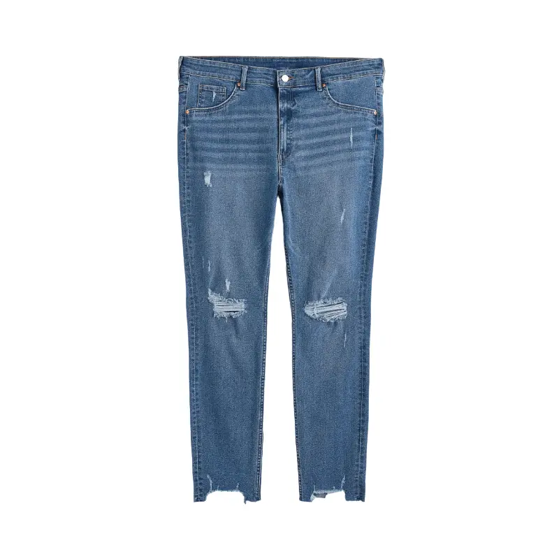 

Джеггинсы H&M+ Curvy Ultra High, синий деним