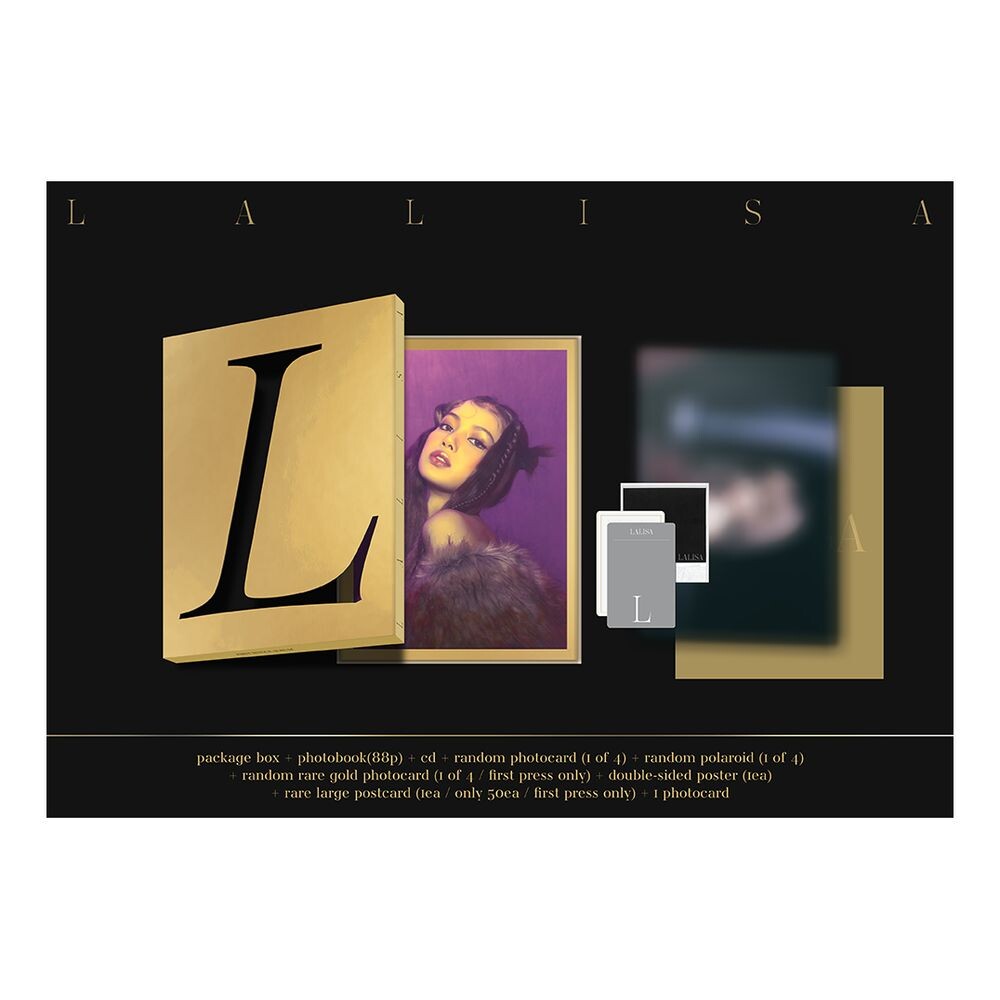 

Виниловая пластинка First Single Album Lalisa (Gold Ver.) | Lisa