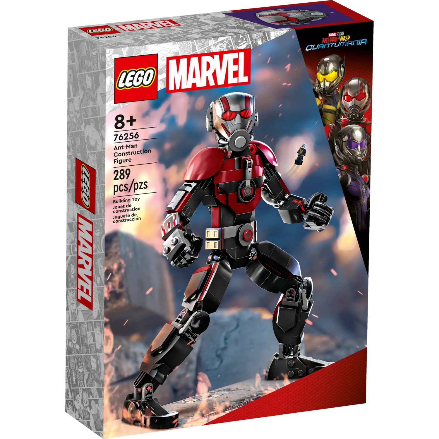 Конструктор LEGO Marvel Фигурка Человек-муравей 76256, 289 деталей человек муравей ant man 33 см