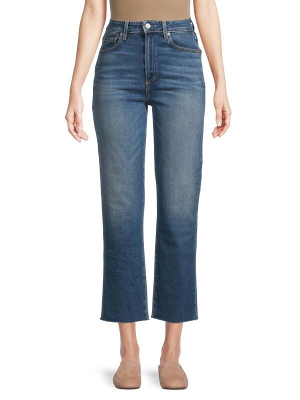 

Укороченные джинсы прямого кроя LE JEAN Blue
