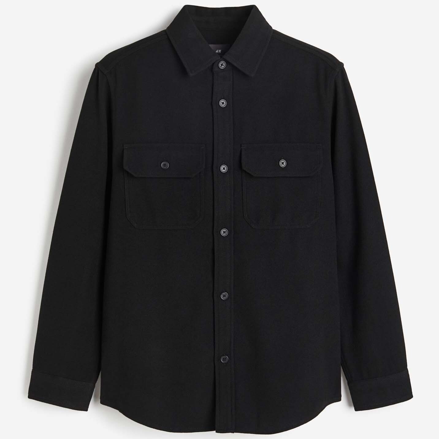 

Верхняя рубашка H&M, черный