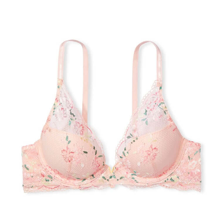 

Бюстгальтер Victoria's Secret Love Cloud Lightly Lined Plunge, мультиколор