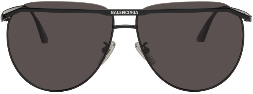 

Черные солнцезащитные очки-авиаторы Balenciaga