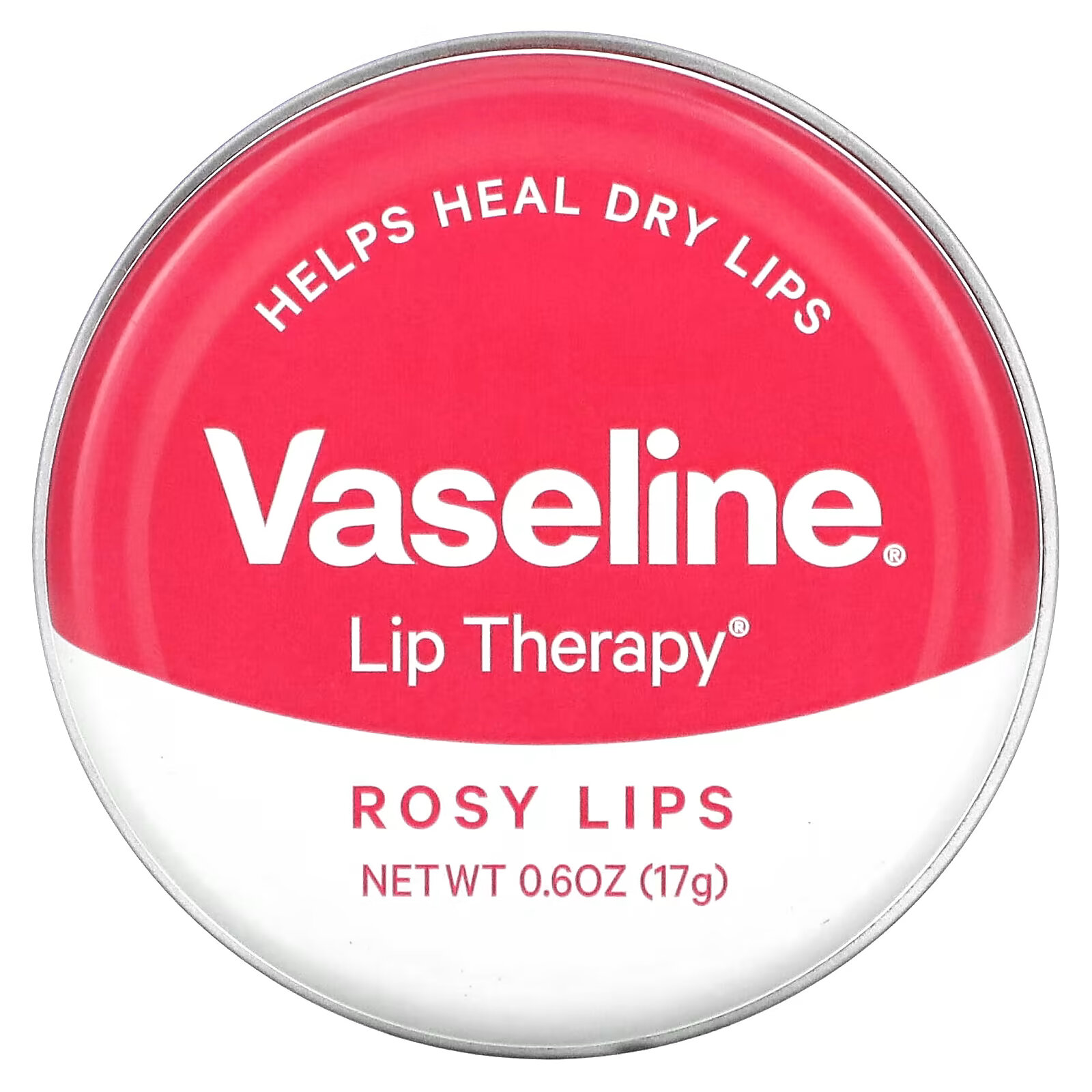 Vaseline, Lip Therapy, розовые губы, 17 г (0,6 унции)