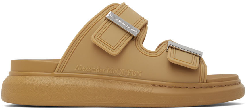 

Гибридные шлепанцы Tan Alexander McQueen