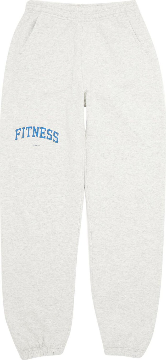 

Брюки Sporty & Rich Fitness Ivy Sweatpants 'Heather Grey', серый