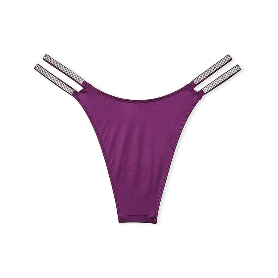 

Трусы Victoria's Secret Very Sexy Double Shine Strap Smooth Brazilian, фиолетовый