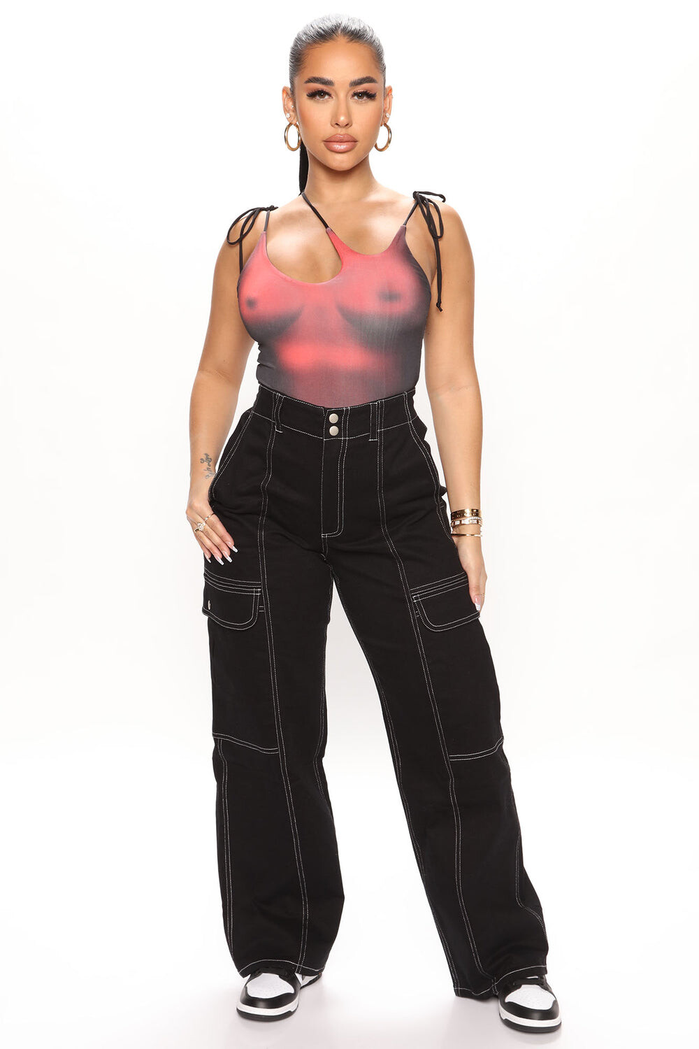 

Брюки карго Fashion Nova LP10647BFN, черный