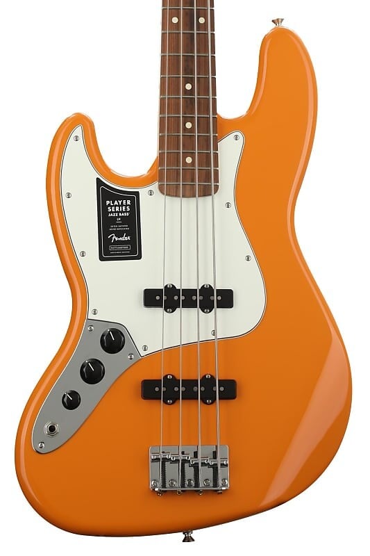 

Fender Player Jazz Bass для левшей - Capri Orange с накладкой на гриф Pau Ferro 0149923582