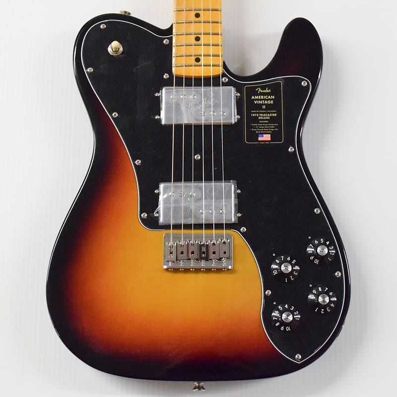 Электрогитара Fender American Vintage II 1975 Telecaster Deluxe - 3 цвета Sunburst American Vintage II 1975 Telecaster Deluxe Electric Guitar