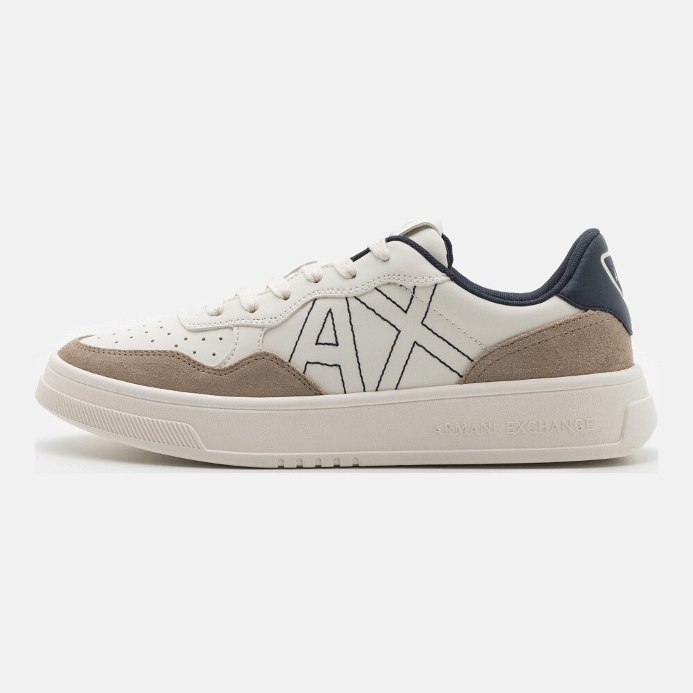 Кроссовки Armani Exchange Zapatillas, бежевый кроссовки armani exchange zapatillas navy offwhite