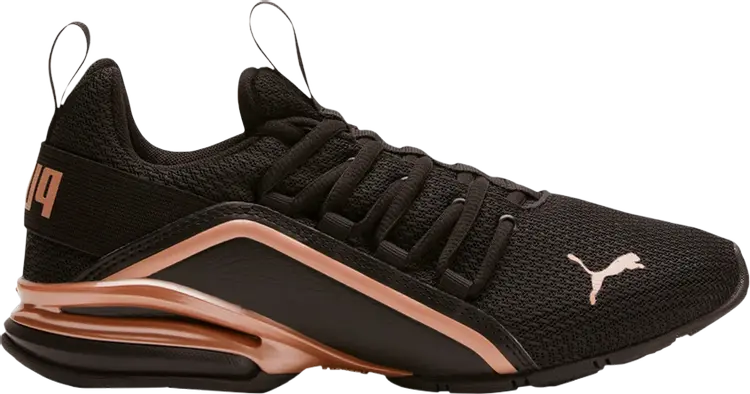 

Кроссовки Puma Wmns Axelion Metallic Black Rose Gold, черный