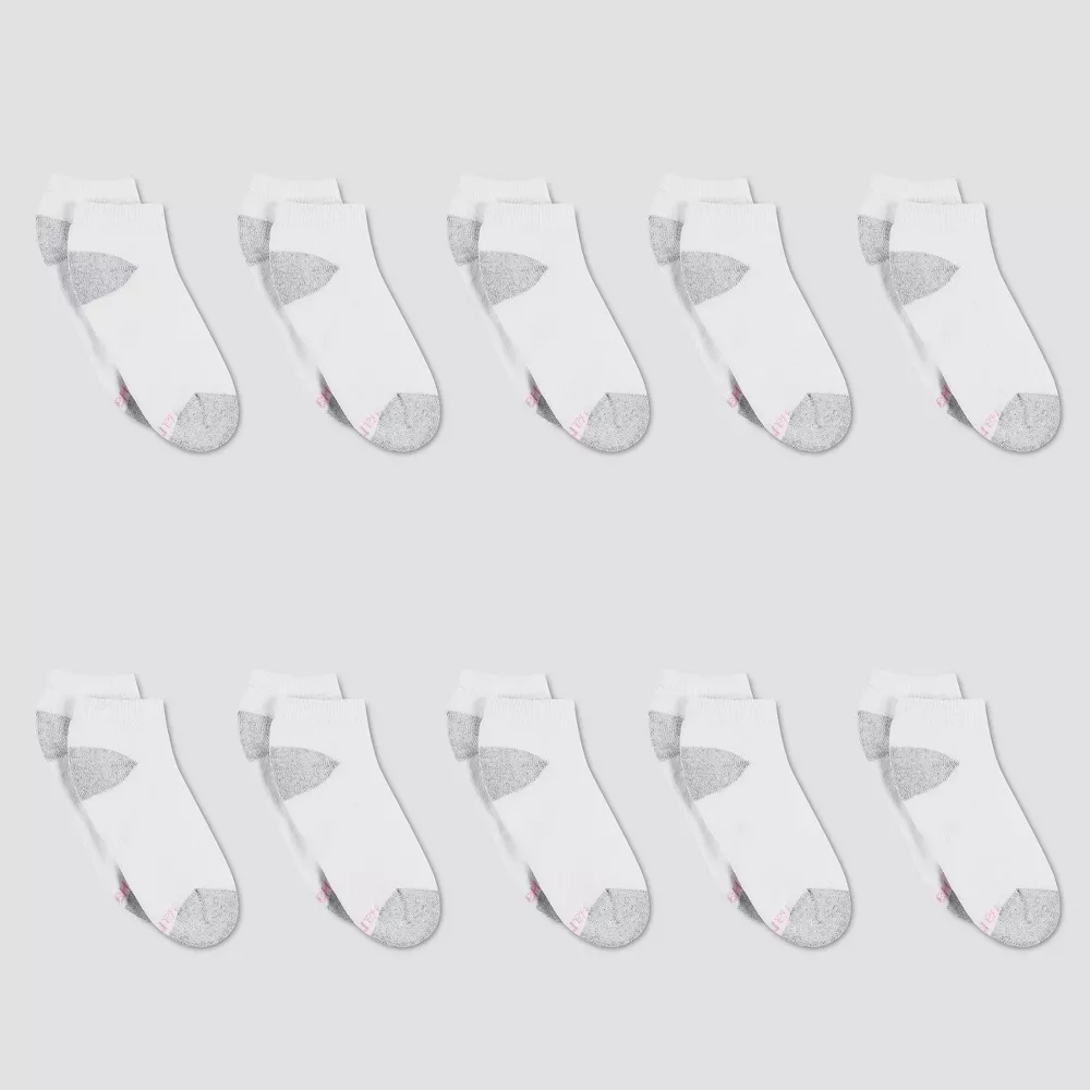 

Женские носки Hanes с мягкой подошвой увеличенного размера, 10 пар, цвет White