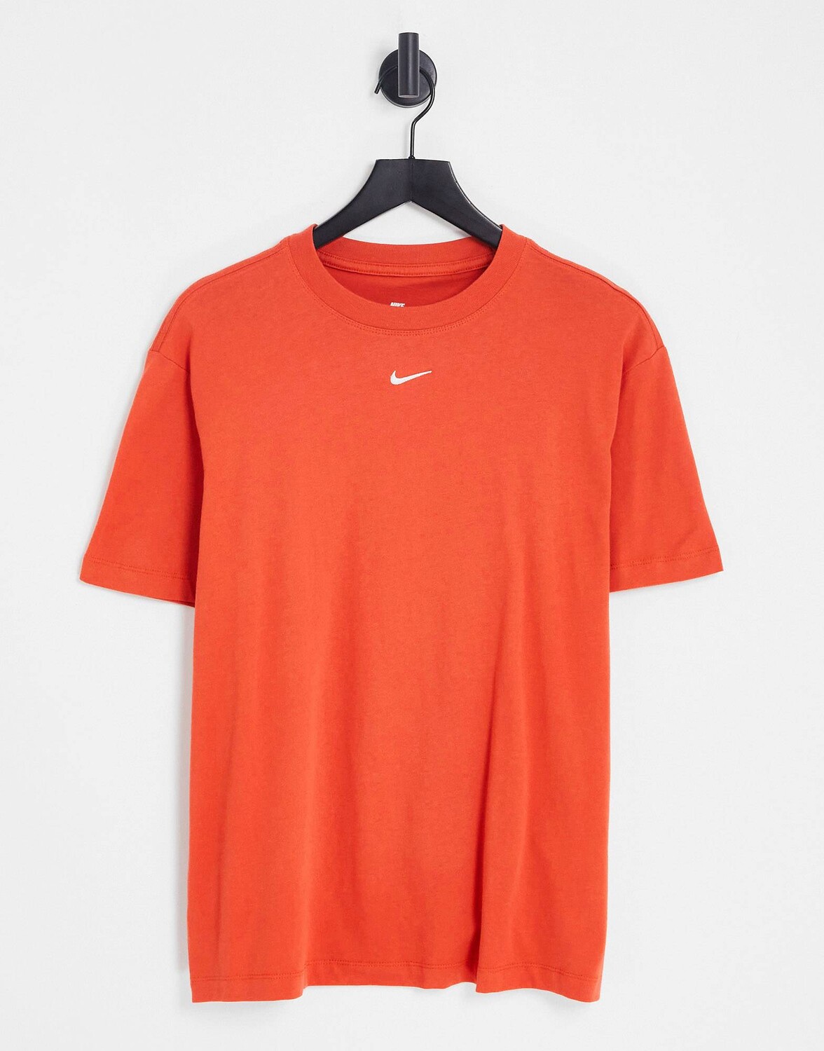

Мини-футболка бойфренда с логотипом Nike Essential оранжевого цвета, Оранжевый