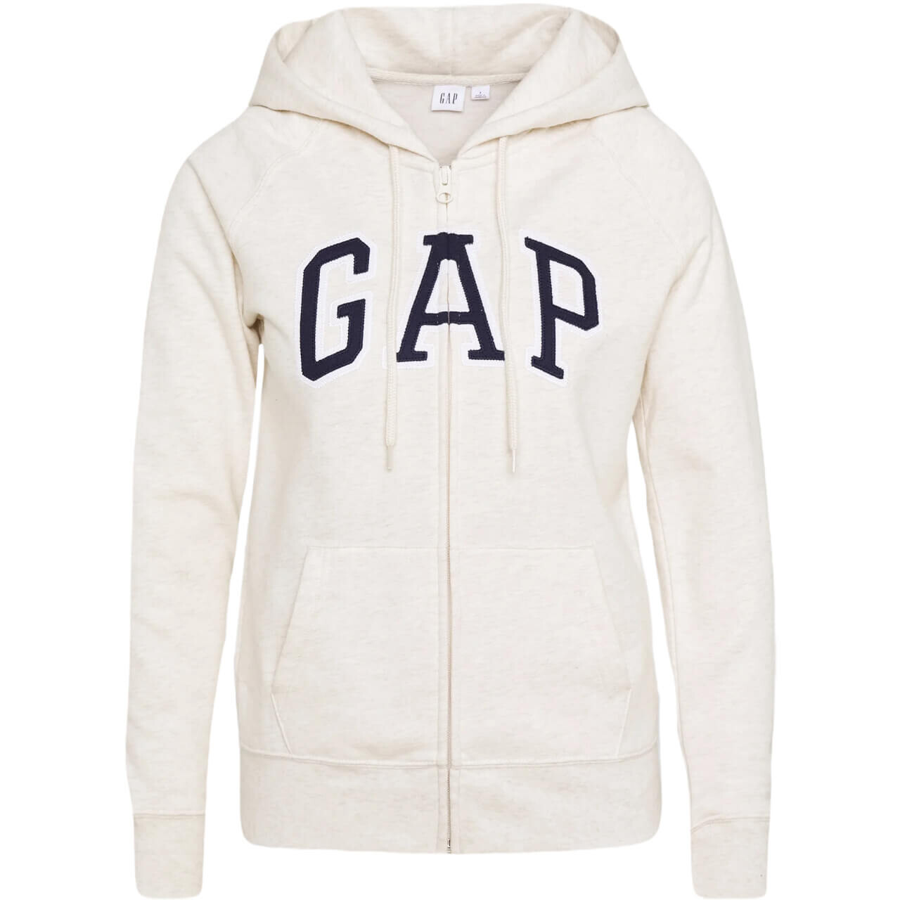 

Толстовка на молнии GAP, молочный/черный