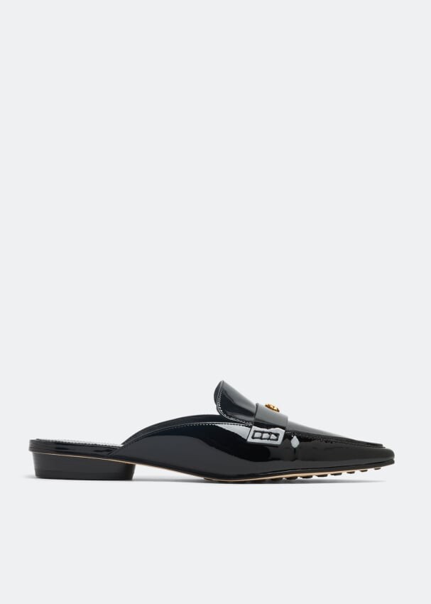 

Лоферы TORY BURCH Pointed backless loafers, черный