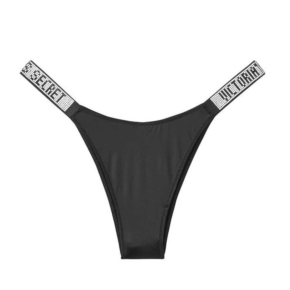 

Трусы Victoria`s Secret Shine Strap Brazilian, чёрный