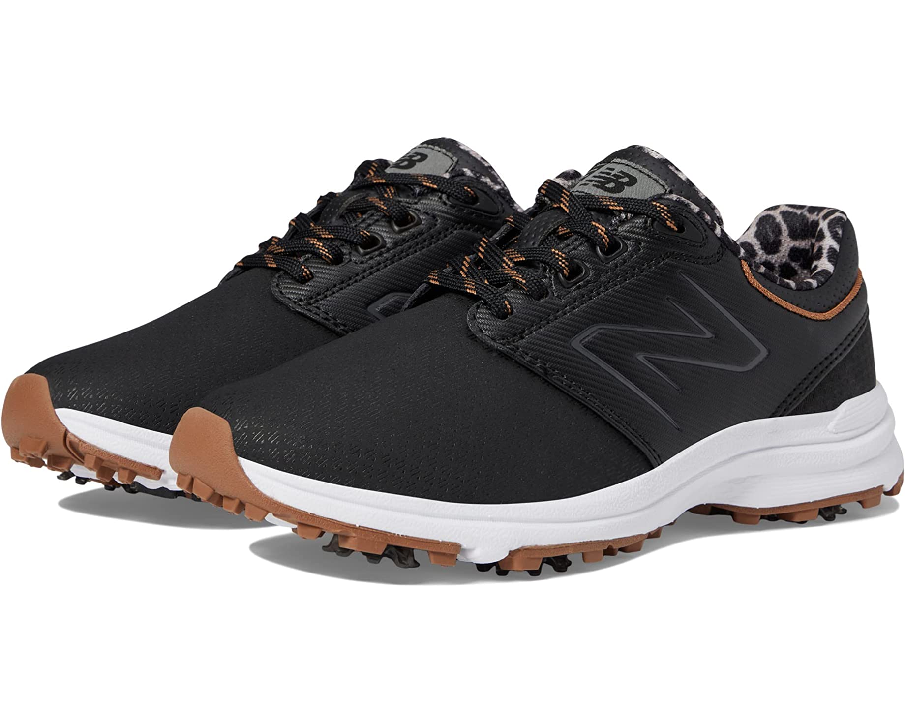 Кроссовки New Balance Golf Brighton, черный/коричневый кроссовки 997 golf new balance golf серый