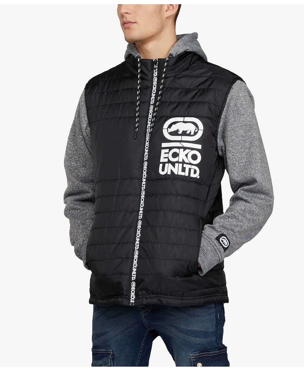 

Мужская гибридная куртка break it down Ecko Unltd, черный
