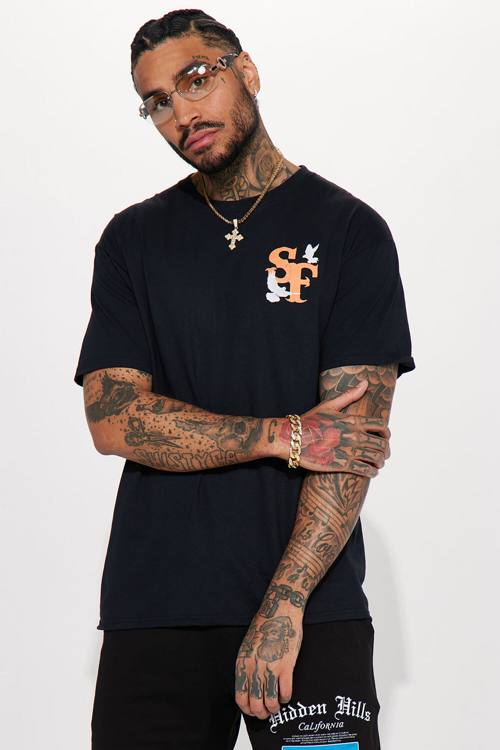 

Футболка Fashion Nova 23014584, черный