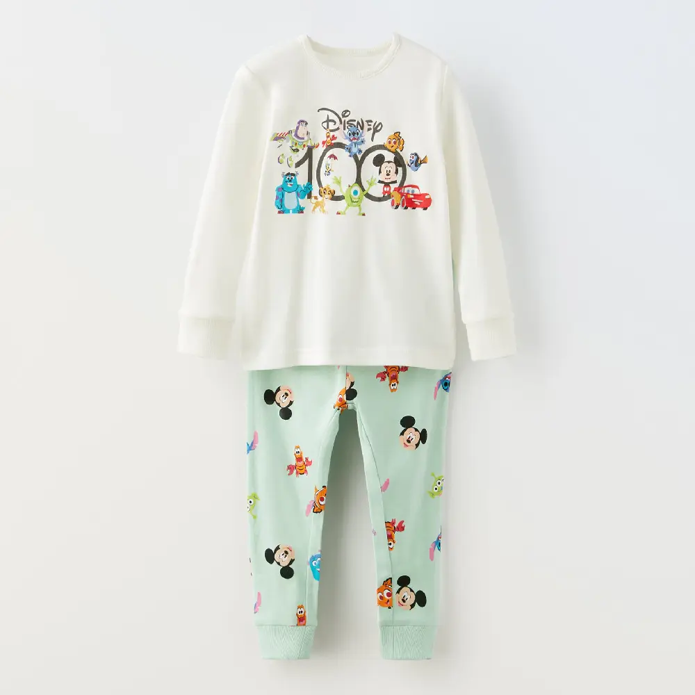 

Пижама Zara Mickey Mouse And Friends Disney 100th Anniversary, белый