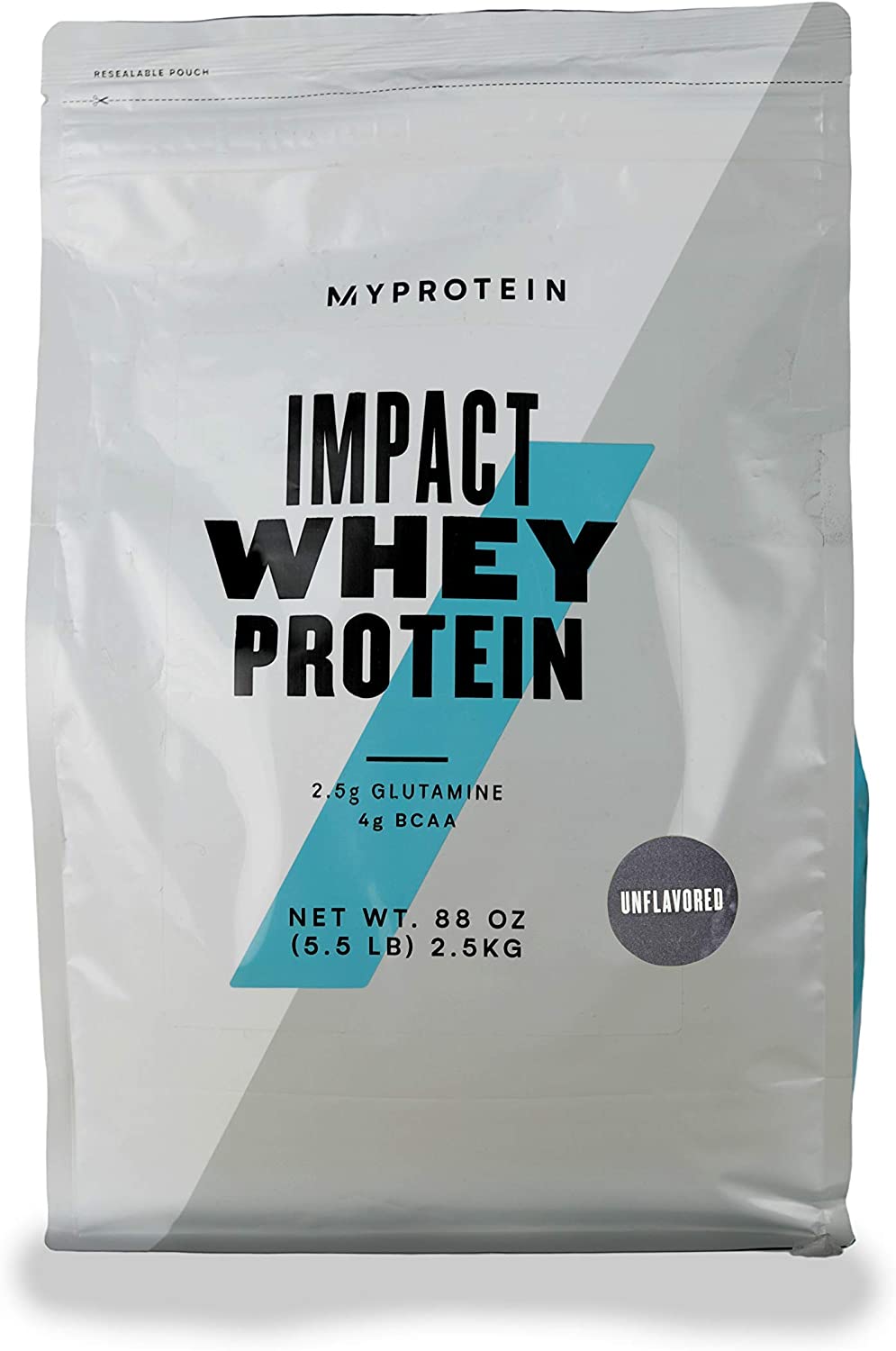 Сывороточный протеин Myprotein Impact Whey, 2500 г, натуральный вкус pureprotein соевый протеин натуральный вкус 900 г