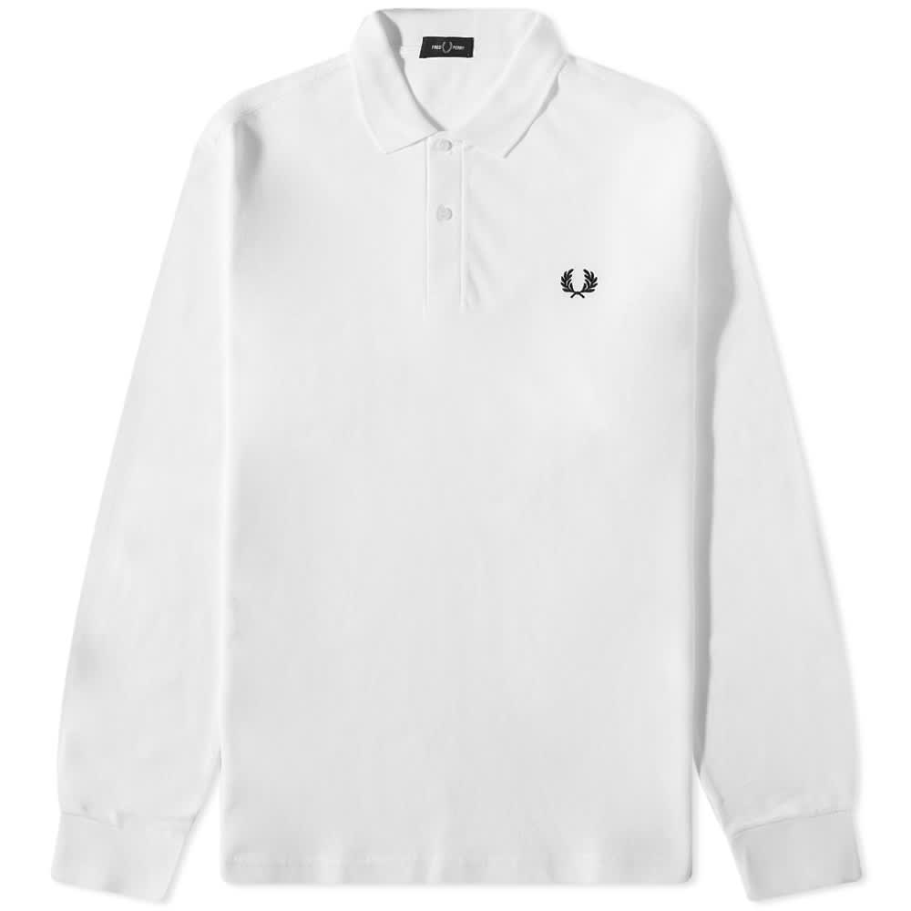Футболка Fred Perry Authentic Long Sleeve Plain Polo футболка поло fred perry authentic long sleeve plain черный