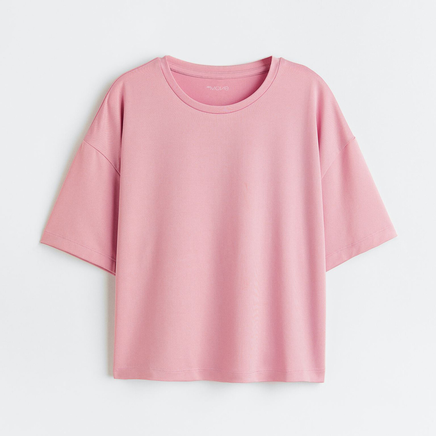 

Спортивный топ DryMove H&M Solid-color, светло-розовый