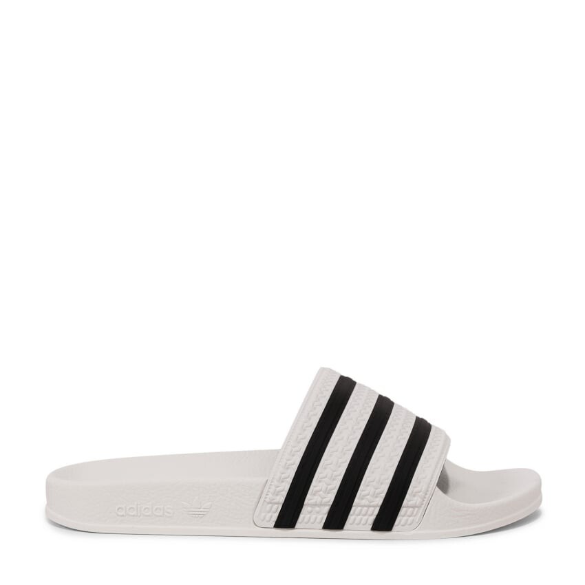 Женские шлепанцы Adidas Adilette, белый/черный шлепанцы adidas adilette gz3778 черный