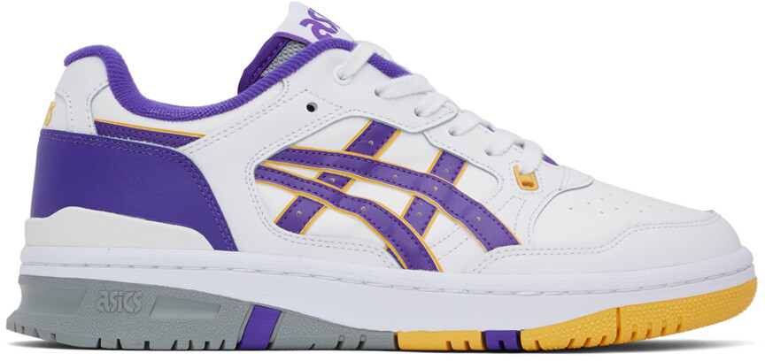 

Бело-фиолетовые кроссовки EX89 Asics