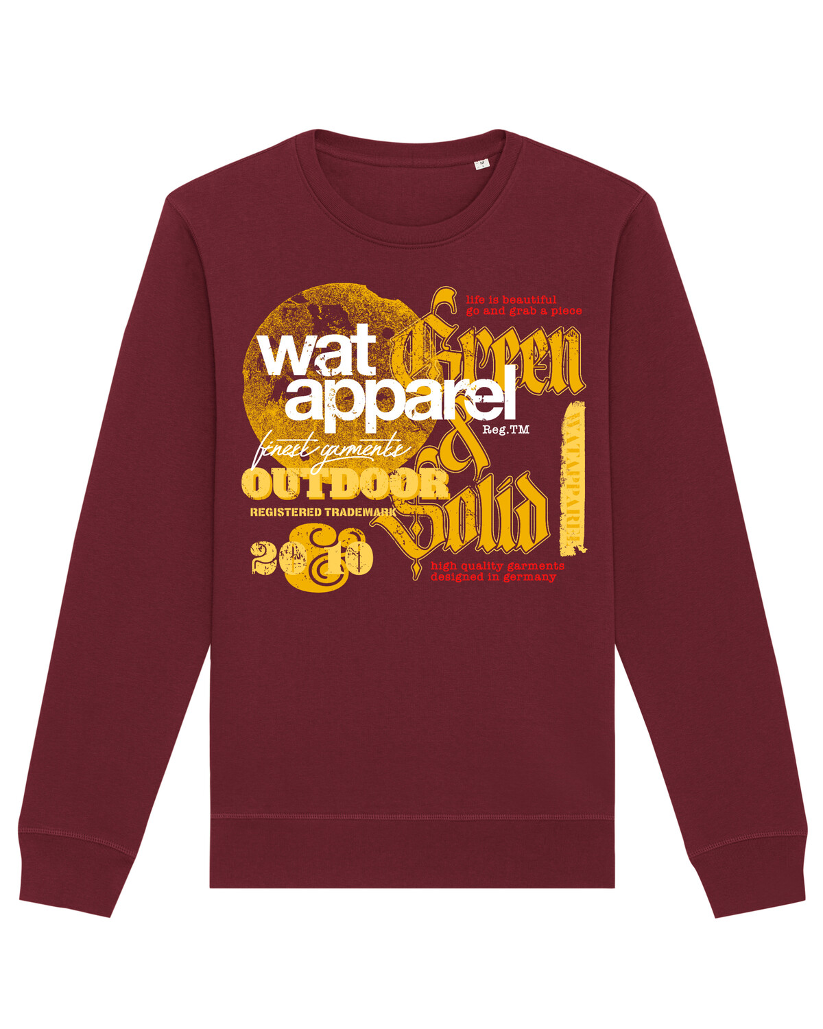 

Толстовка wat Apparel LIMITED EDITION LOGO PRINT 02, цвет Weinrot