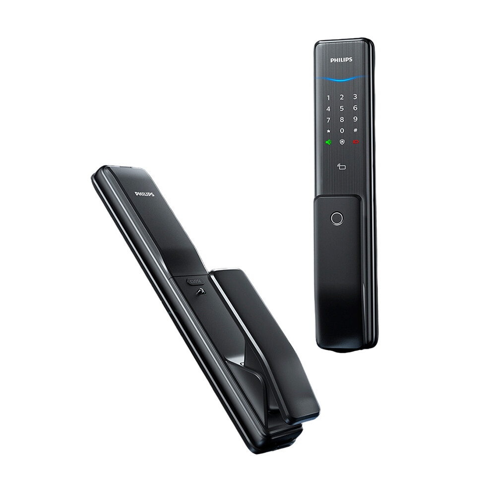 

Электронный замок Philips Alpha WiFi, биометрический, черный