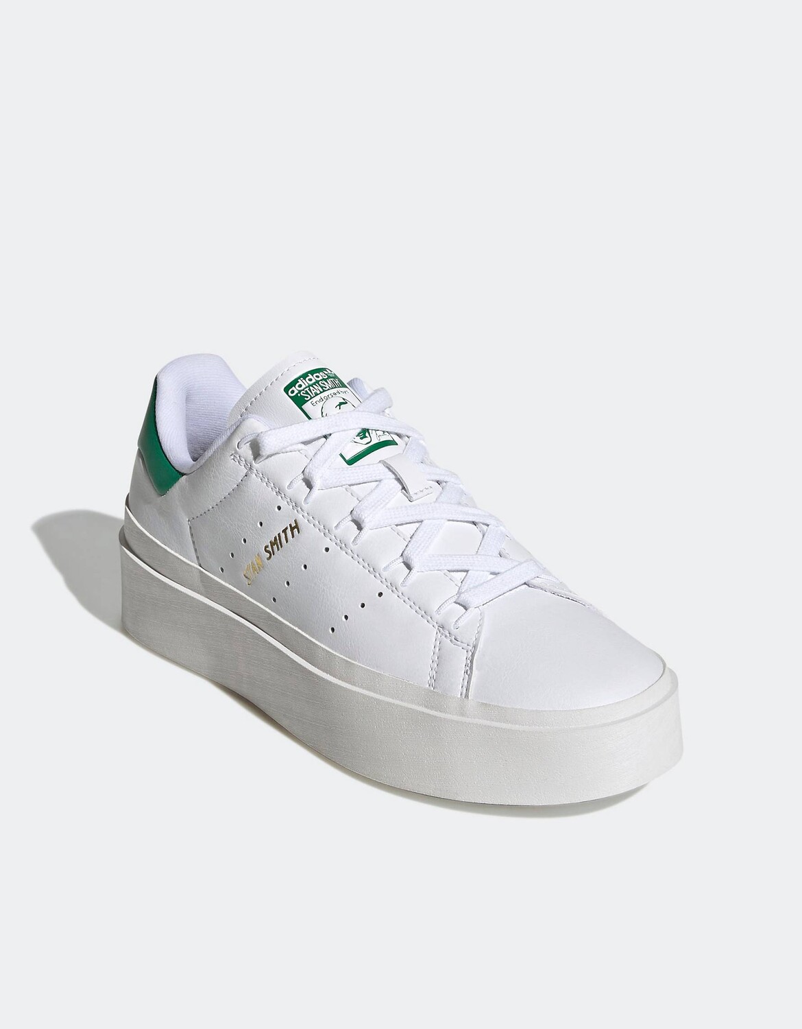 

Бело-зеленые кроссовки adidas Originals Stan Smith Bonega
