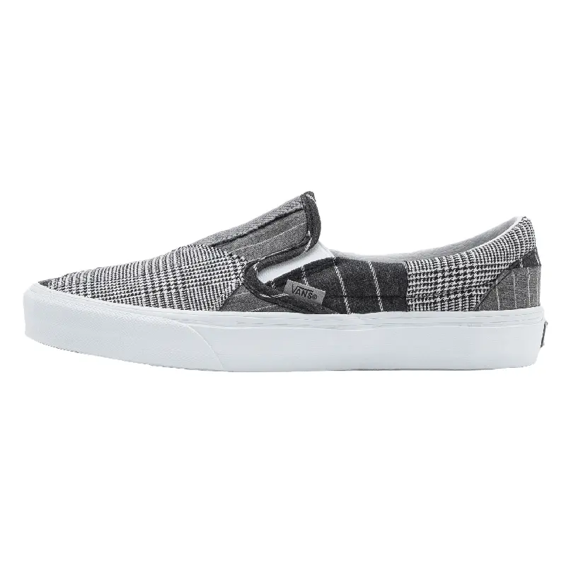 

Кеды Vans Classic slip on patchwork unisex, серый