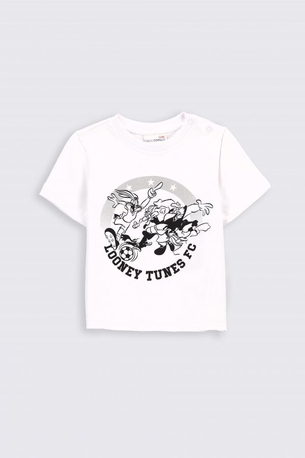 

Футболка с короткими рукавами Coccodrillo Looney Tunes, белый