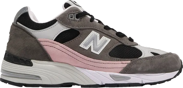 

Кроссовки New Balance Wmns 991 Made In England 'Black Grey', серый