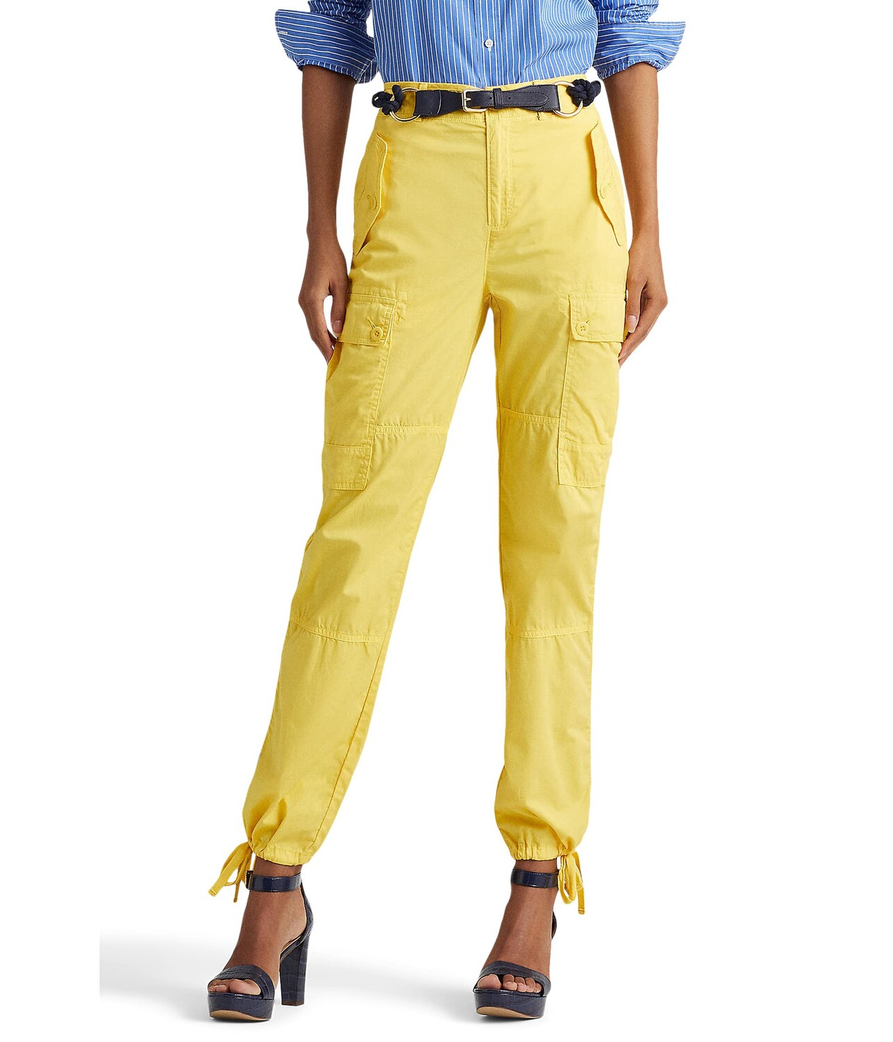 

Брюки карго LAUREN Ralph Lauren, Featherweight Twill Cargo Ankle Pants