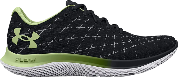 

Кроссовки Under Armour Flow Velociti Wind 2 Black Phosphor Green, черный