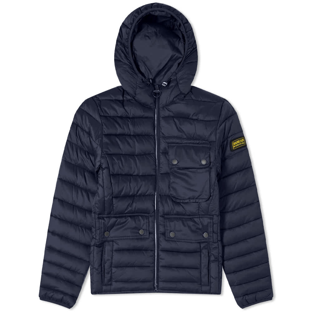 

Стеганая куртка с капюшоном International Ouston Barbour, Серый