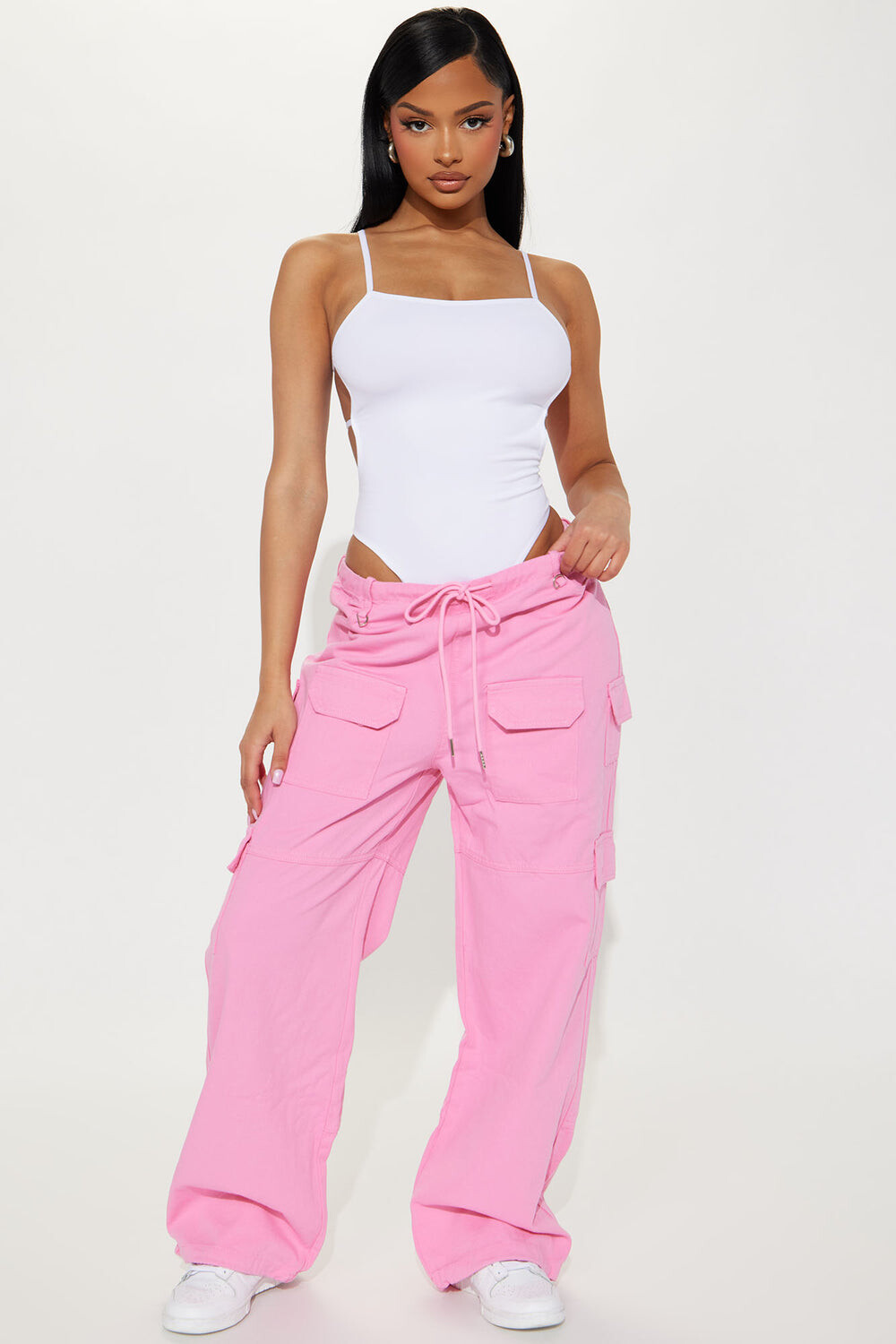 

Брюки карго Fashion Nova C3372PFN, розовый