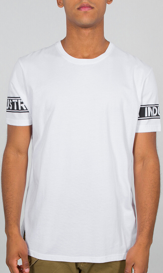 

Футболка Alpha Industries Sleeve Print, белая